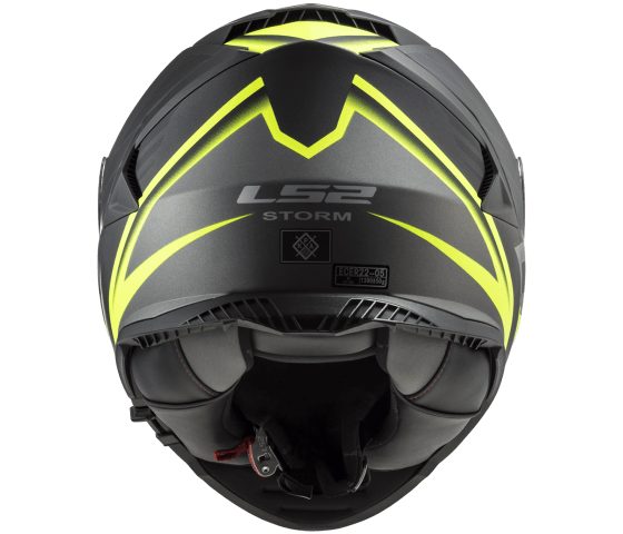 FF800 STORM NERVE Matt Black H-V Yellow