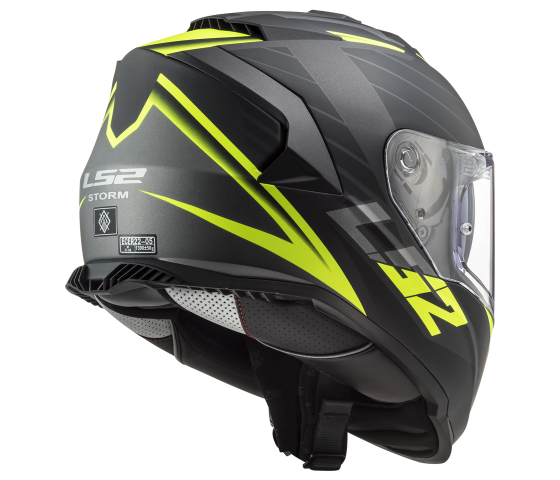 FF800 STORM NERVE Matt Black H-V Yellow