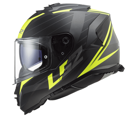 FF800 STORM NERVE Matt Black H-V Yellow