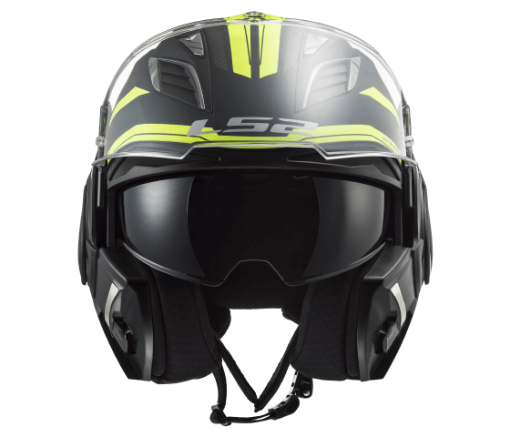 FF900 VALIANT II REVO Matt Black H-V Yellow