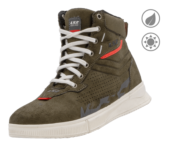 LS2 Chrome Green MAN 