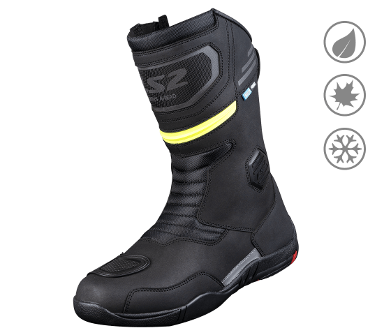 LS2 Goby WP Black/H-V Yellow MAN