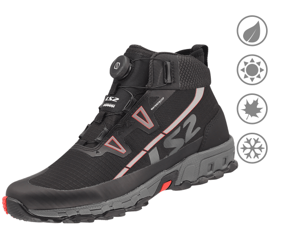 LS2 Trekker Black MAN