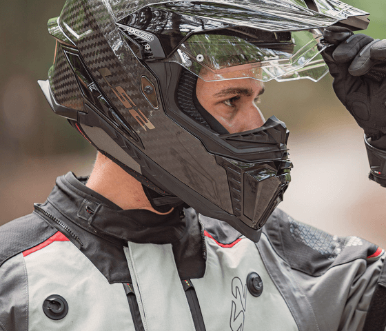 LS2 Apollo Grey/Black/Red MAN