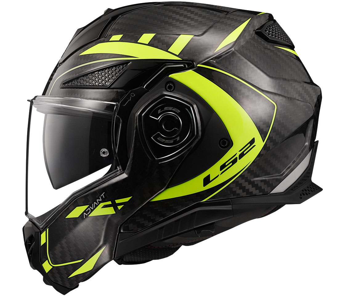 FF901 Advant X Carbon FUTURE H-V Yellow | LS2 Helmets