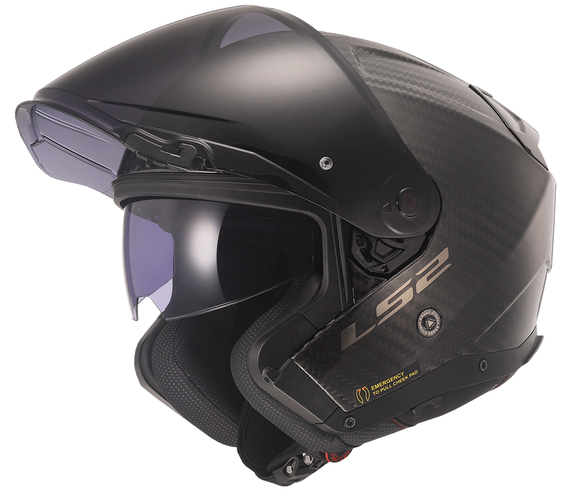 OF603 INFINITY II Carbon SOLID Gloss Carbon | LS2 Helmets